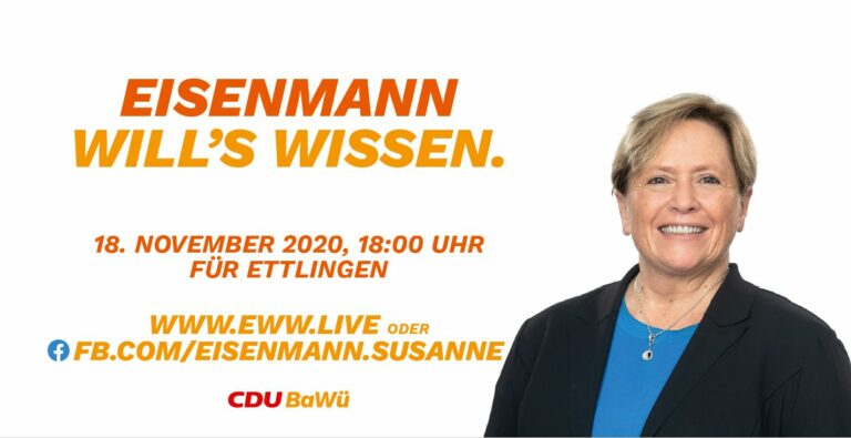 „Eisenmann will`s wissen“ – live und online
