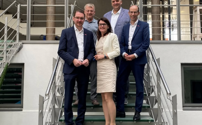 Austausch mit Herrn Lamprecht, Präsident der Handwerkskammer (HWK) und Herrn Bantleon, Hauptgeschäftsführer der HWK Karlsruhe