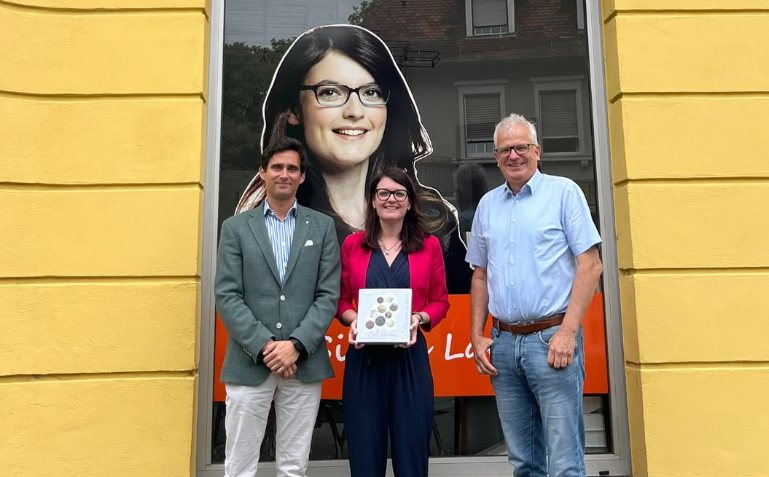 Austausch mit Herrn Kern und Herrn Beißwenger von der KIES und BETON AG Baden-Baden und dem Industrieverband Steine und Erden