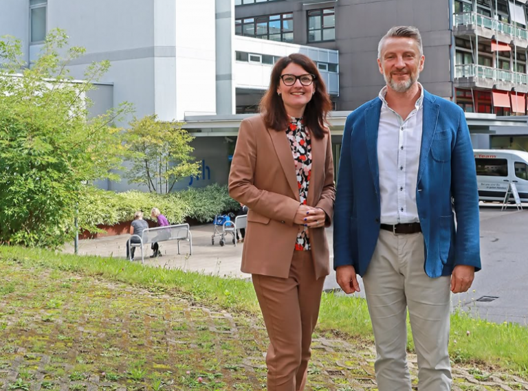 Austausch mit Jörg Schwarzer, Geschäftsführer des SRH-Klinikums in Karlsbad-Langensteinbach